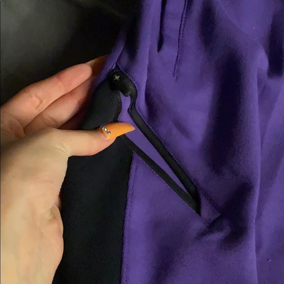 Nike sweatpants purple and black size small - Picture 5 of 12